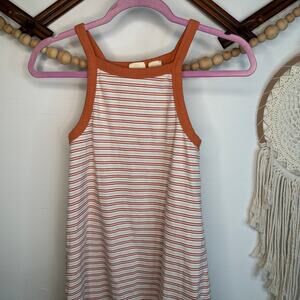 Levi's Striped Ribbed Tank Dress
